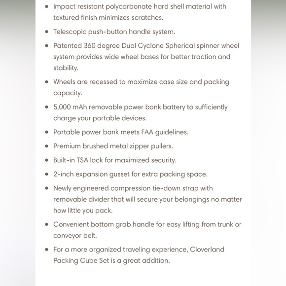 ❌❌sold❌❌New w/tags Traveler’s Choice Carryon Spinner - Picture 11 of 12